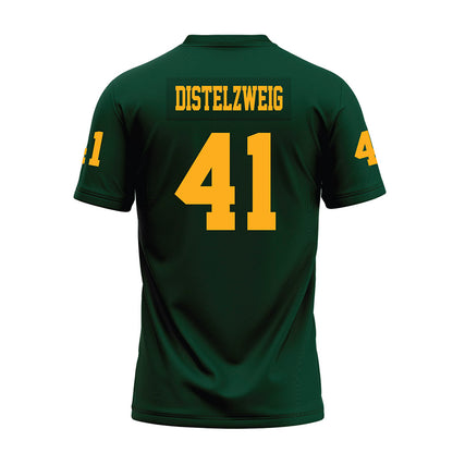 Wayne State - NCAA Football : Liam Distelzweig - Green Premium Football Jersey-1