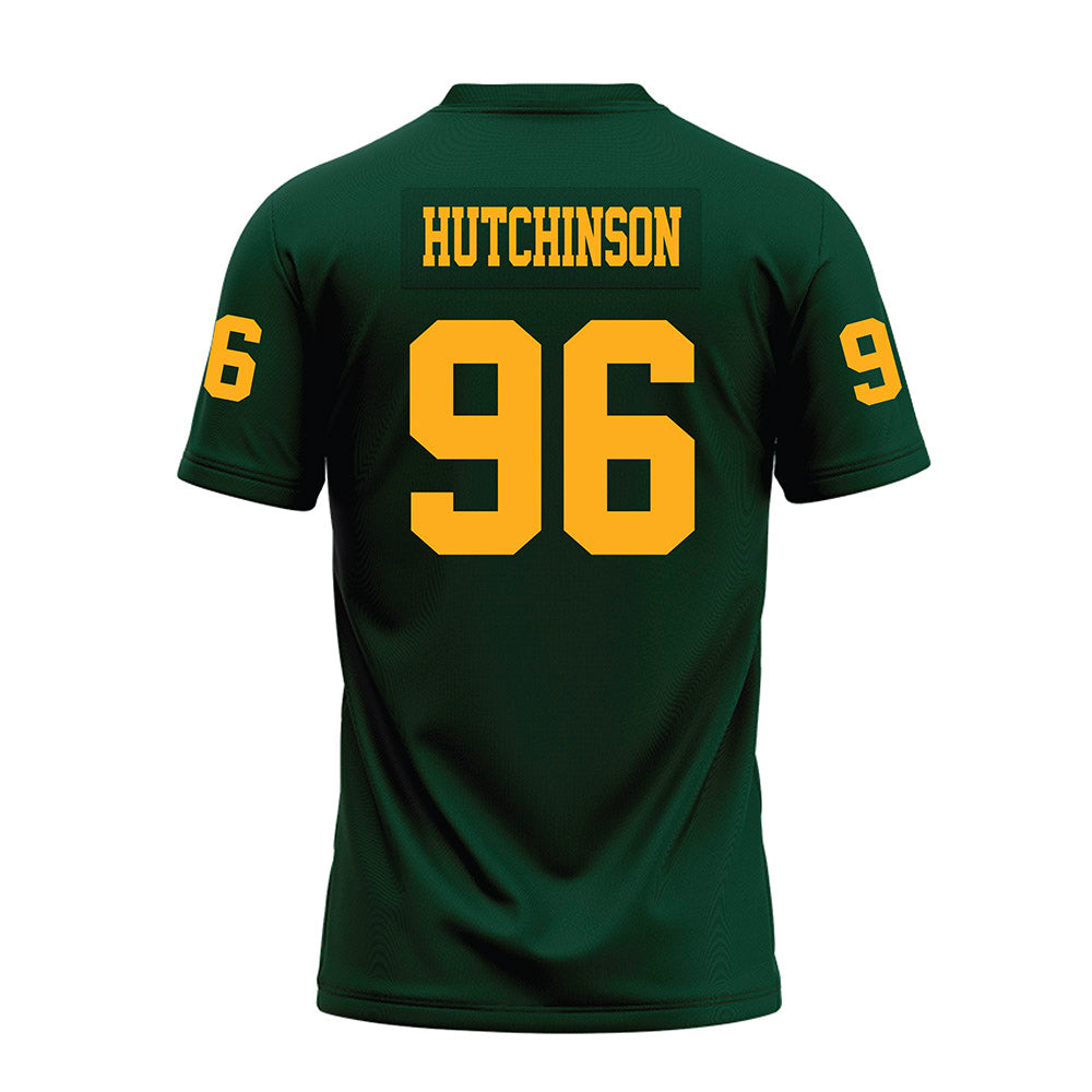 Wayne State - NCAA Football : Jordan Hutchinson - Green Premium Football Jersey-1