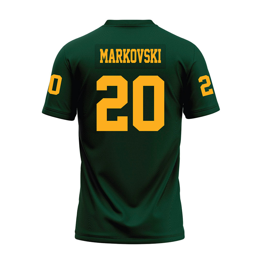 Wayne State - NCAA Football : Anthony Markovski - Green Premium Football Jersey-1