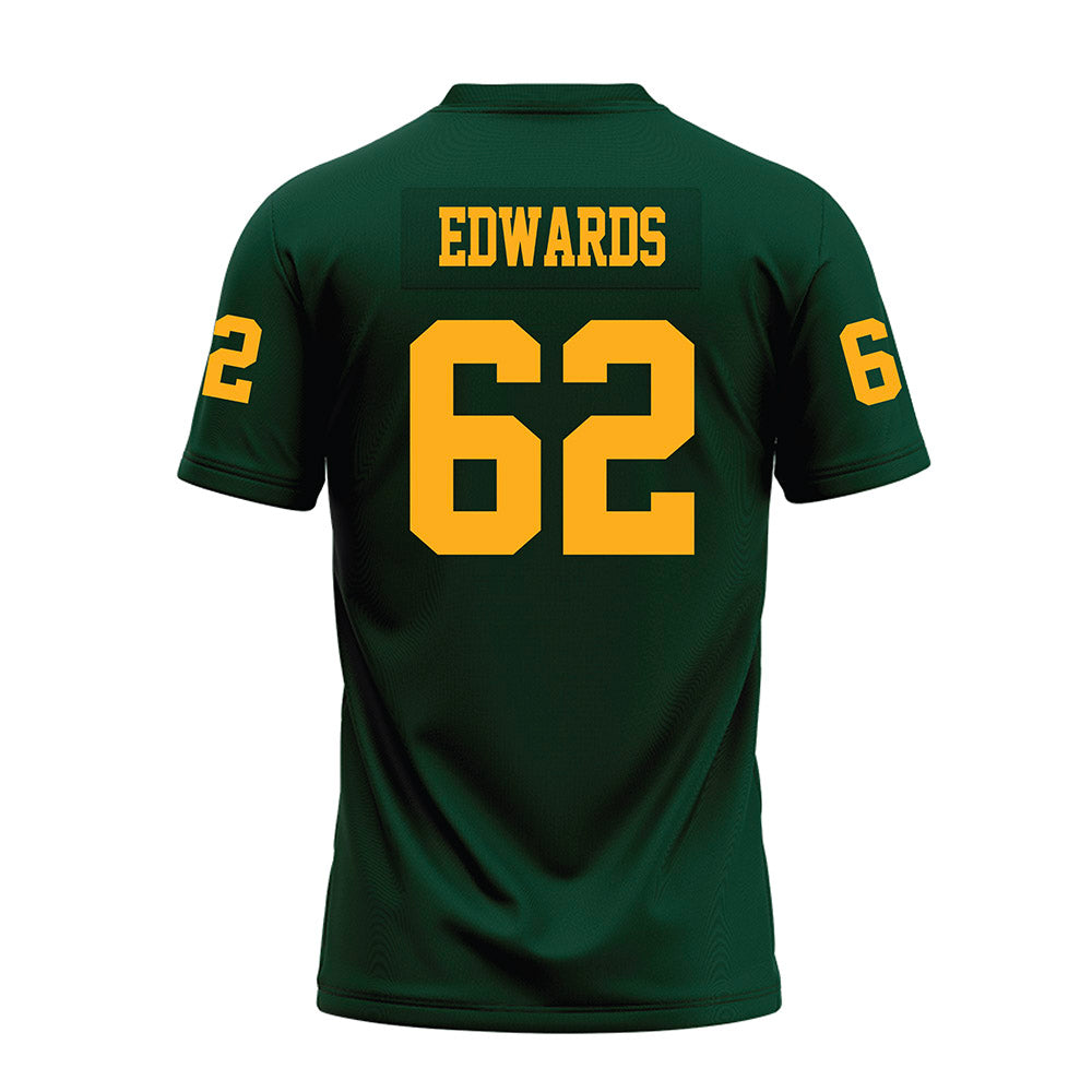 Wayne State - NCAA Football : Will Edwards - Green Premium Football Jersey-1