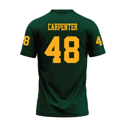 Wayne State - NCAA Football : Brock Carpenter - Green Premium Football Jersey-1