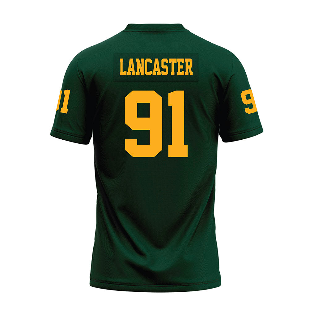 Wayne State - NCAA Football : Zion Lancaster - Green Premium Football Jersey-1