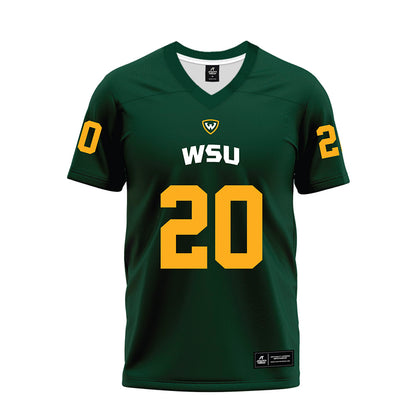 Wayne State - NCAA Football : Anthony Markovski - Green Premium Football Jersey-0