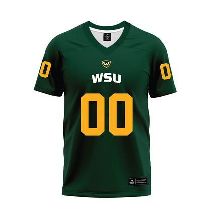 Wayne State - NCAA Football : Kayden Forbes - Green Premium Football Jersey-0
