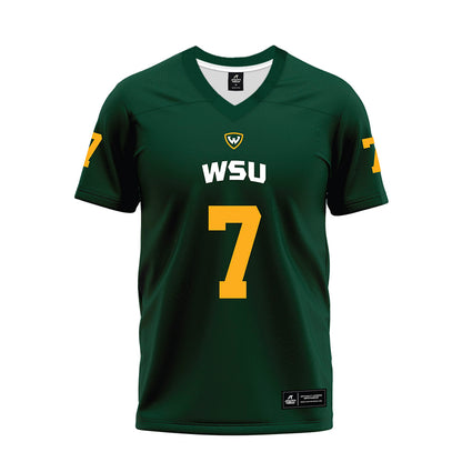 Wayne State - NCAA Football : Anthony walk - Green Premium Football Jersey-0