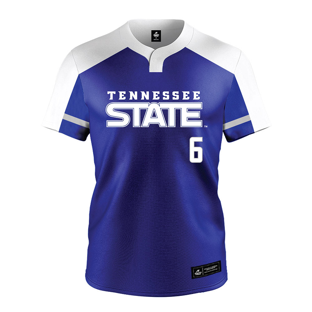 TN State - NCAA Softball : Alexis Woods - Blue Jersey-0