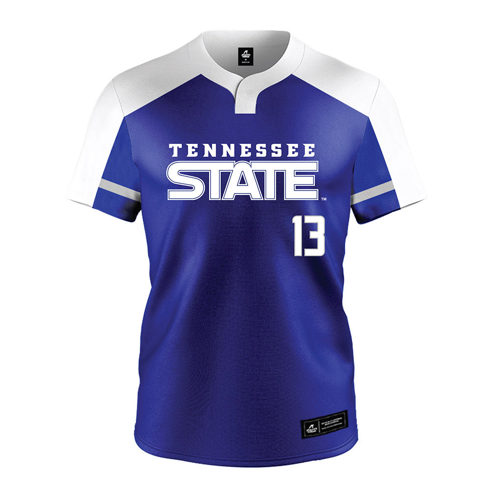 TN State - NCAA Softball : Reina Castillo - Blue Jersey-0