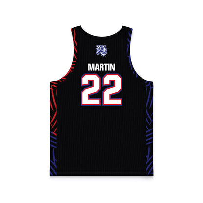 TN State - NCAA Women's Basketball : Erin Martin - Black Basketball Jersey-1