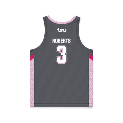TN State - NCAA Women's Basketball : Kiari Roberts - Dark Grey Basketball Jersey-1