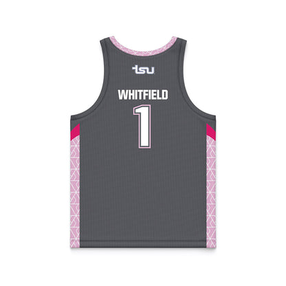 TN State - NCAA Women's Basketball : XaiOnna Whitfield - Dark Grey Basketball Jersey-1