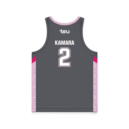 TN State - NCAA Women's Basketball : Somah Kamara - Dark Grey Basketball Jersey-1