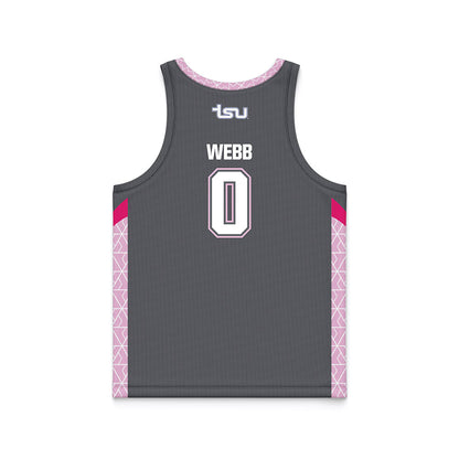 TN State - NCAA Women's Basketball : Aaniya Webb - Dark Grey Basketball Jersey-1