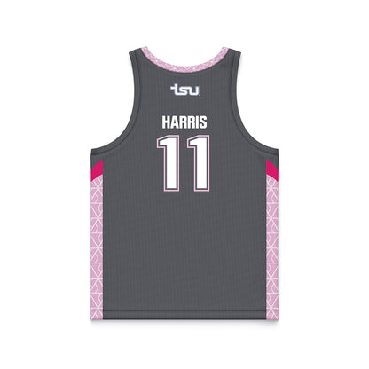 TN State - NCAA Women's Basketball : Genesis Harris - Dark Grey Basketball Jersey-1