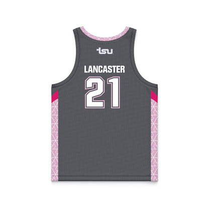 TN State - NCAA Women's Basketball : Laila Lancaster - Dark Grey Basketball Jersey-1