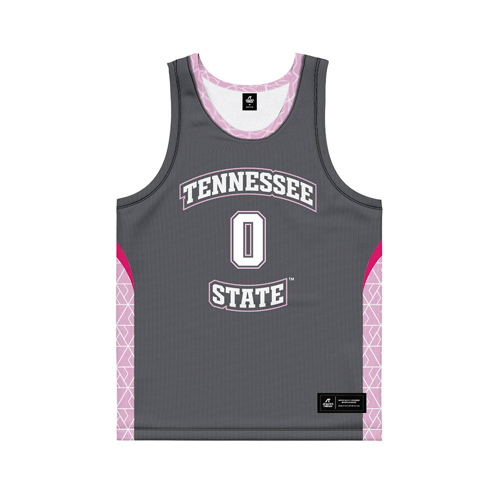 TN State - NCAA Women's Basketball : Aaniya Webb - Dark Grey Basketball Jersey-0