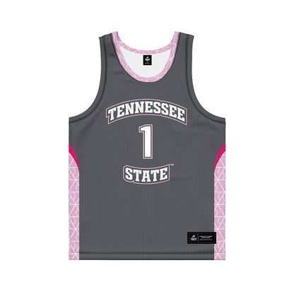 TN State - NCAA Women's Basketball : XaiOnna Whitfield - Dark Grey Basketball Jersey-0