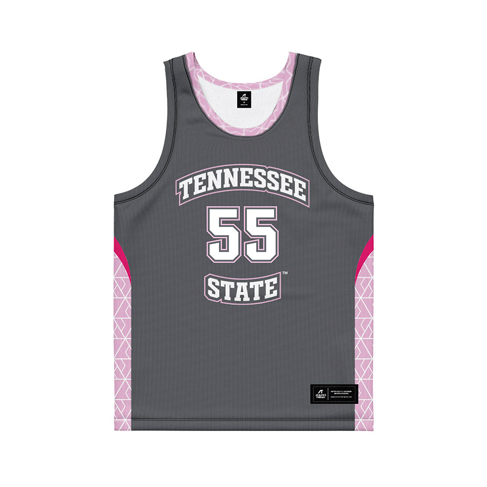 TN State - NCAA Women's Basketball : Amiyah Ferguson - Dark Grey Basketball Jersey-0