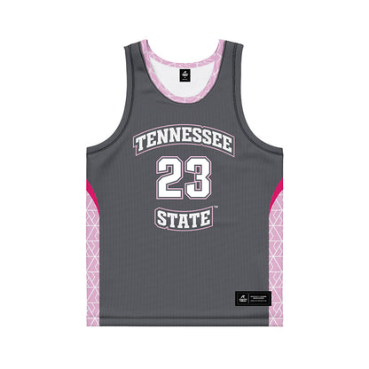 TN State - NCAA Women's Basketball : Sadie Sanchez - Dark Grey Basketball Jersey-0