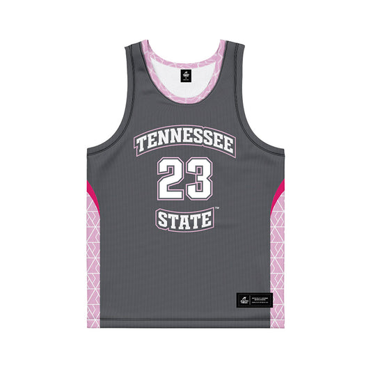 TN State - NCAA Women's Basketball : Sadie Sanchez - Dark Grey Basketball Jersey-0
