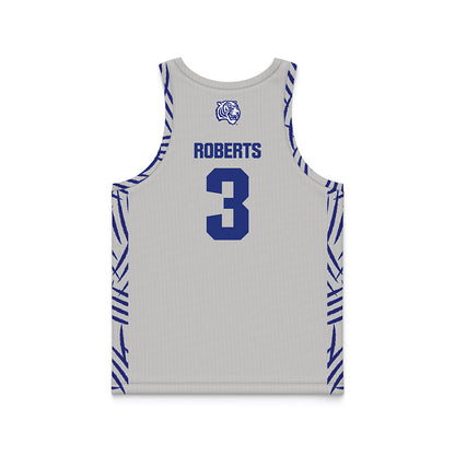 TN State - NCAA Women's Basketball : Kiari Roberts - Grey Basketball Jersey-1