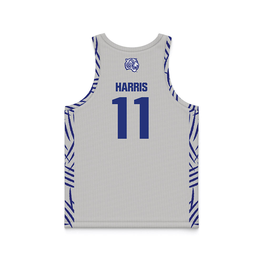 TN State - NCAA Women's Basketball : Genesis Harris - Grey Basketball Jersey-1