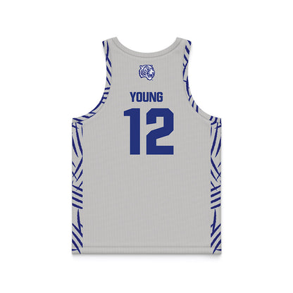 TN State - NCAA Women's Basketball : Zoe Young - Grey Basketball Jersey-1
