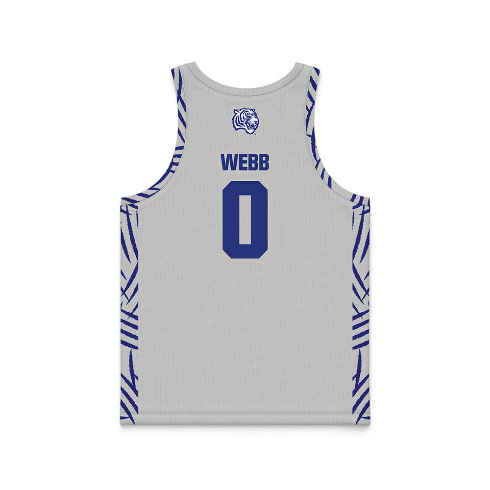 TN State - NCAA Women's Basketball : Aaniya Webb - Grey Basketball Jersey-1