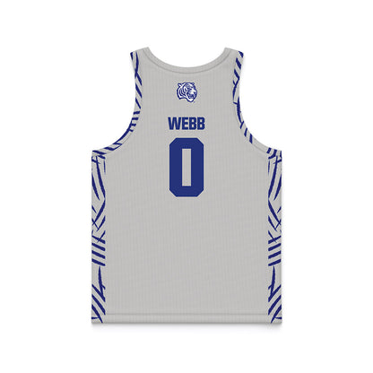 TN State - NCAA Women's Basketball : Aaniya Webb - Grey Basketball Jersey-1