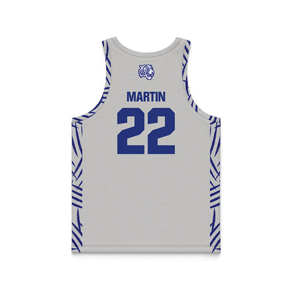 TN State - NCAA Women's Basketball : Erin Martin - Grey Basketball Jersey-1