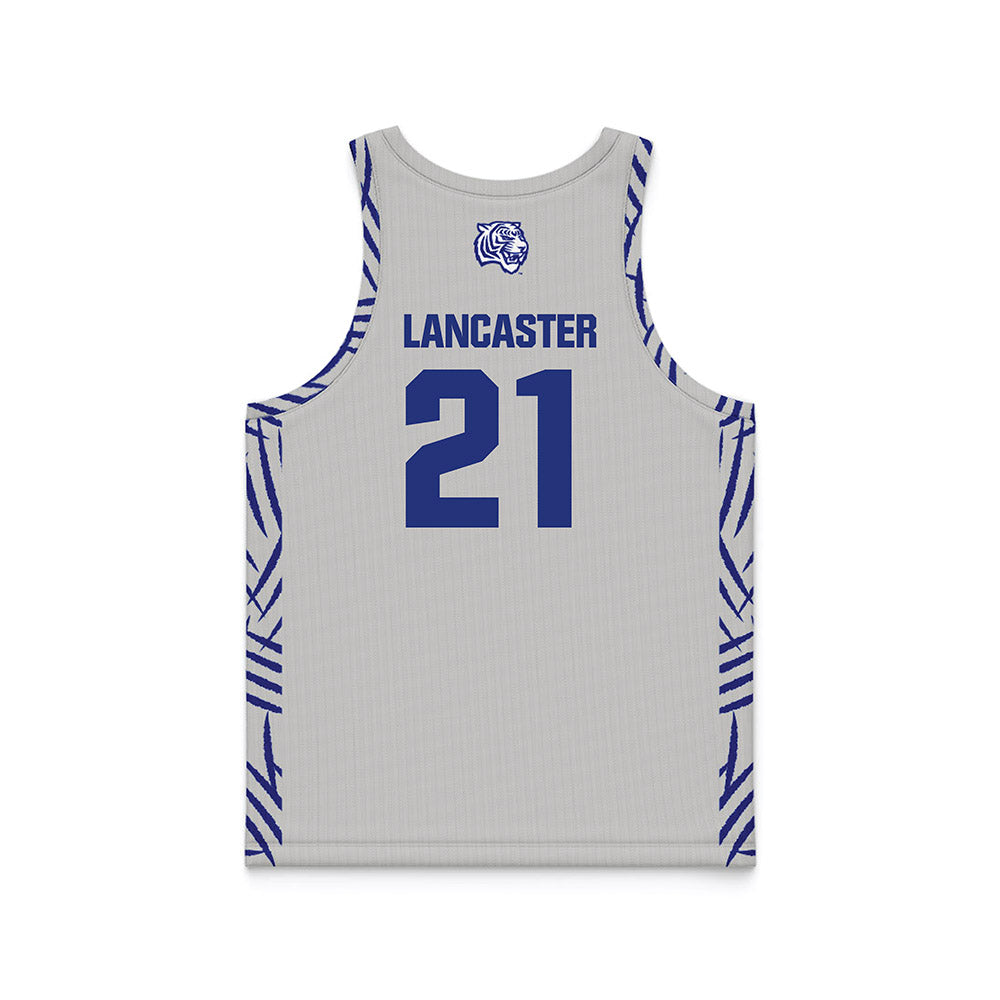TN State - NCAA Women's Basketball : Laila Lancaster - Grey Basketball Jersey-1