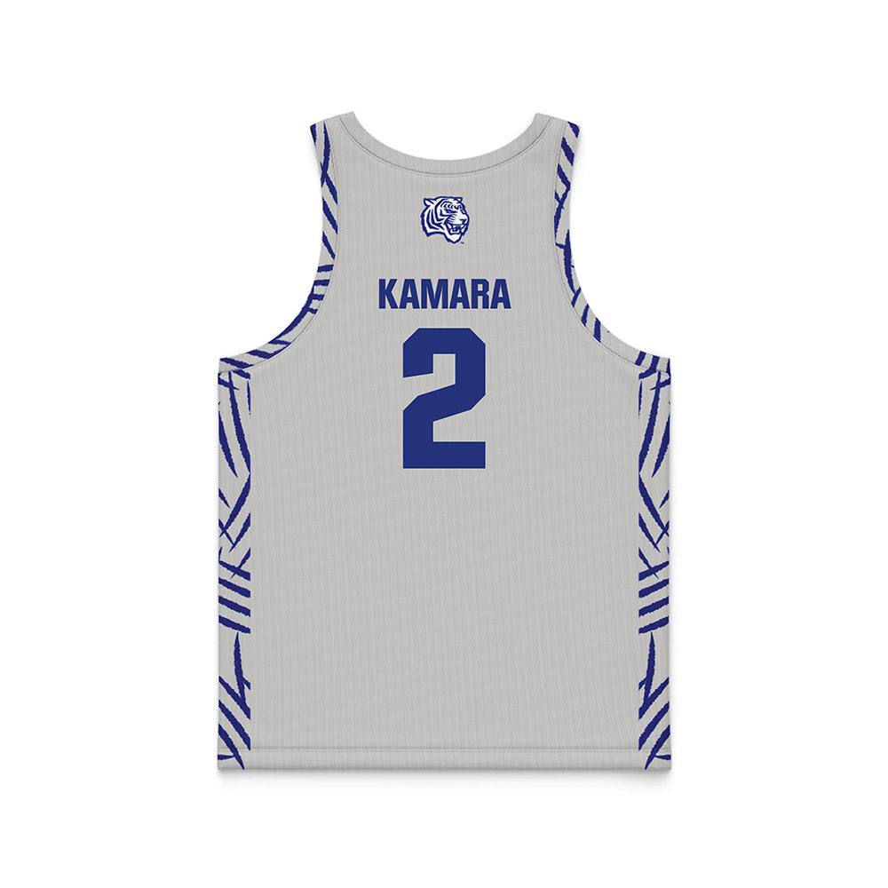 TN State - NCAA Women's Basketball : Somah Kamara - Grey Basketball Jersey-1