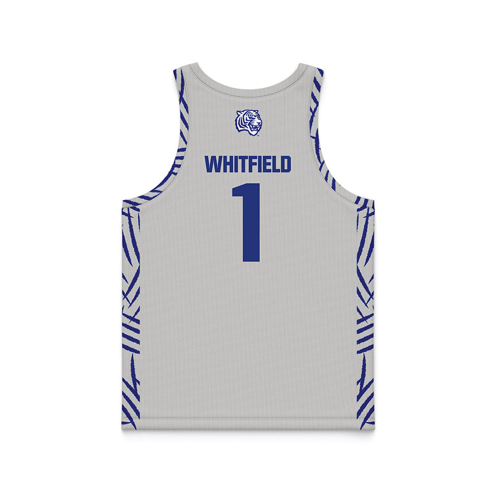 TN State - NCAA Women's Basketball : XaiOnna Whitfield - Grey Basketball Jersey-1