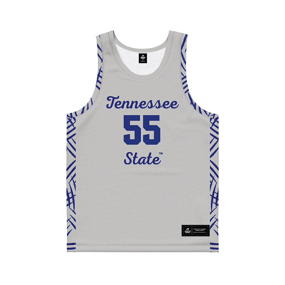 TN State - NCAA Women's Basketball : Amiyah Ferguson - Grey Basketball Jersey-0