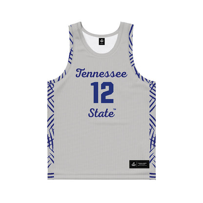 TN State - NCAA Women's Basketball : Zoe Young - Grey Basketball Jersey-0