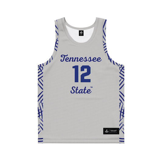 TN State - NCAA Women's Basketball : Zoe Young - Grey Basketball Jersey-0