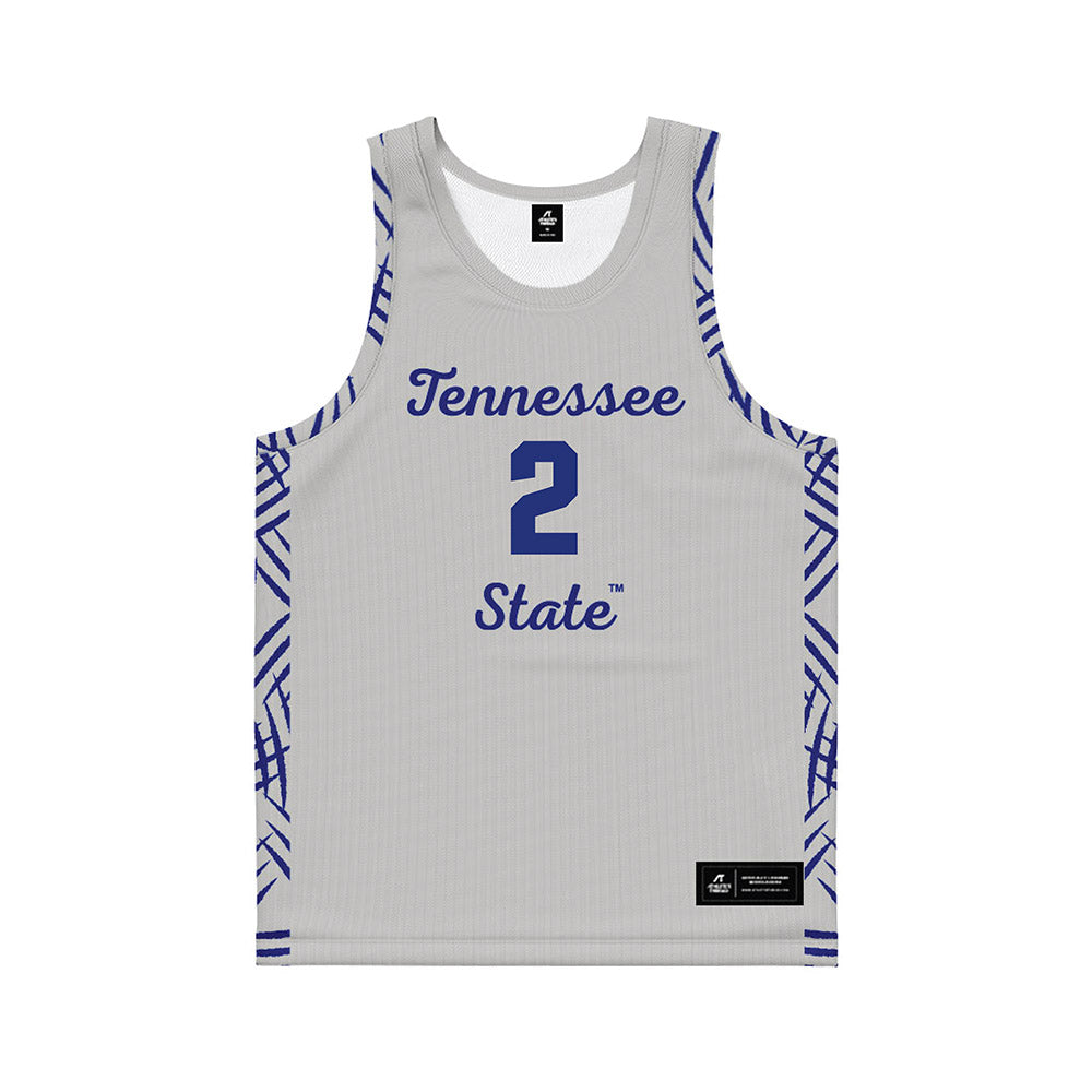 TN State - NCAA Women's Basketball : Somah Kamara - Grey Basketball Jersey-0