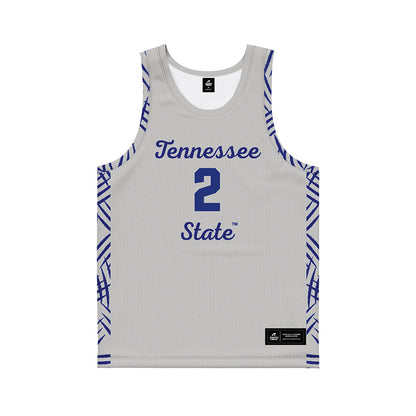 TN State - NCAA Women's Basketball : Somah Kamara - Grey Basketball Jersey-0