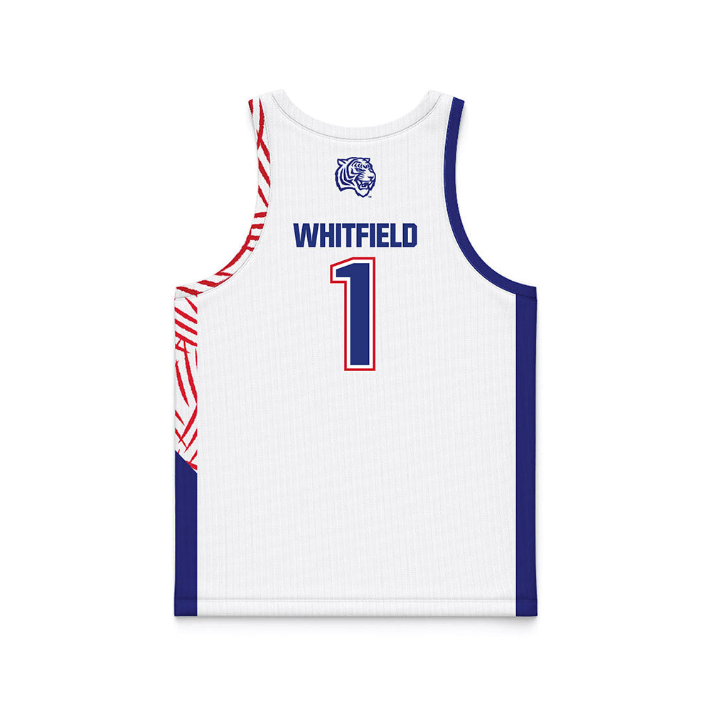 TN State - NCAA Women's Basketball : XaiOnna Whitfield - White Basketball Jersey-1