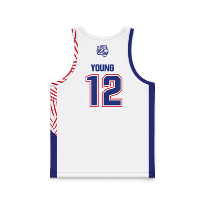 TN State - NCAA Women's Basketball : Zoe Young - White Basketball Jersey-1