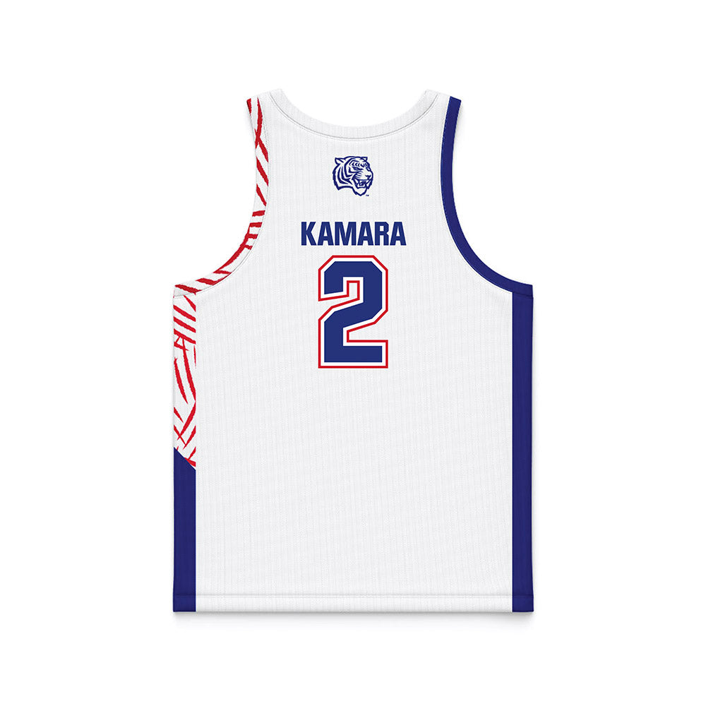 TN State - NCAA Women's Basketball : Somah Kamara - White Basketball Jersey-1