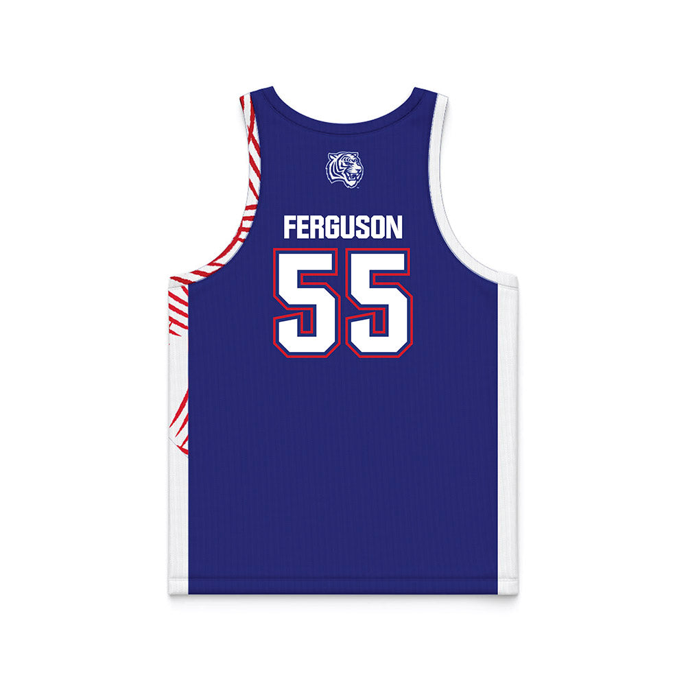 TN State - NCAA Women's Basketball : Amiyah Ferguson - Blue Basketball Jersey-1