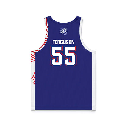 TN State - NCAA Women's Basketball : Amiyah Ferguson - Blue Basketball Jersey-1