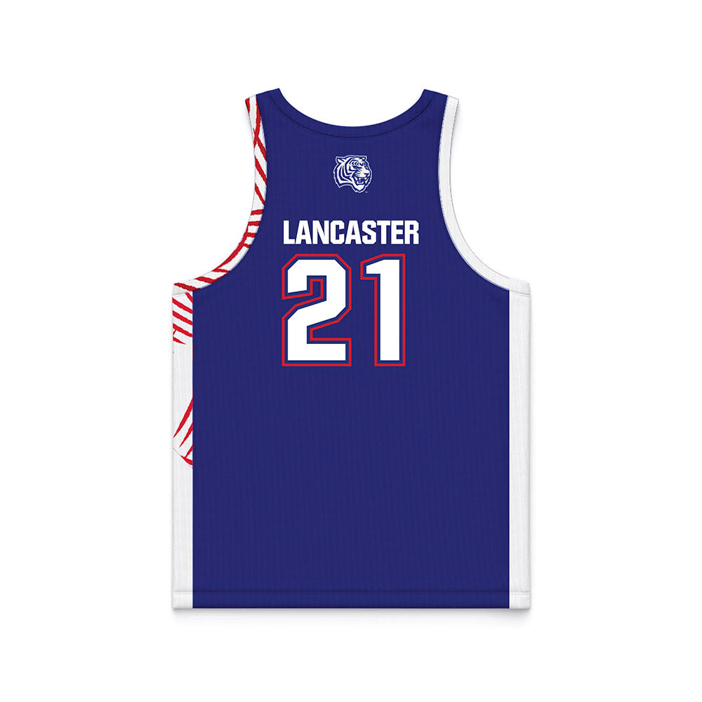 TN State - NCAA Women's Basketball : Laila Lancaster - Blue Basketball Jersey-1