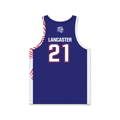 TN State - NCAA Women's Basketball : Laila Lancaster - Blue Basketball Jersey-1
