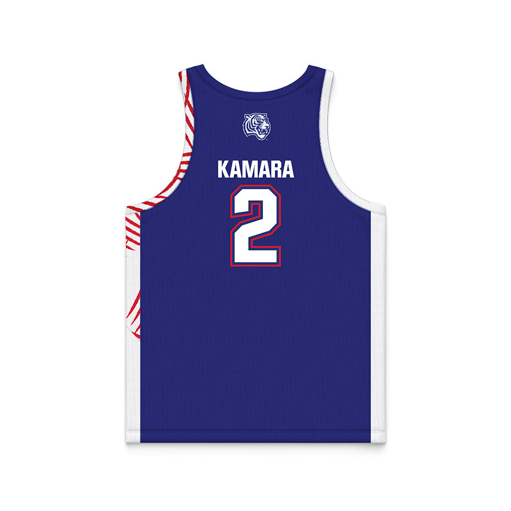TN State - NCAA Women's Basketball : Somah Kamara - Blue Basketball Jersey-1