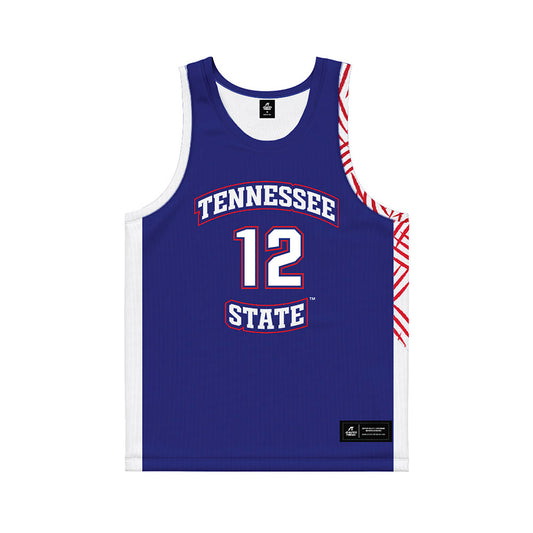 TN State - NCAA Women's Basketball : Zoe Young - Blue Basketball Jersey-0