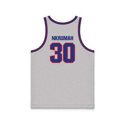 TN State - NCAA Men's Basketball : Aaron Nkrumah - Grey Basketball Jersey-1