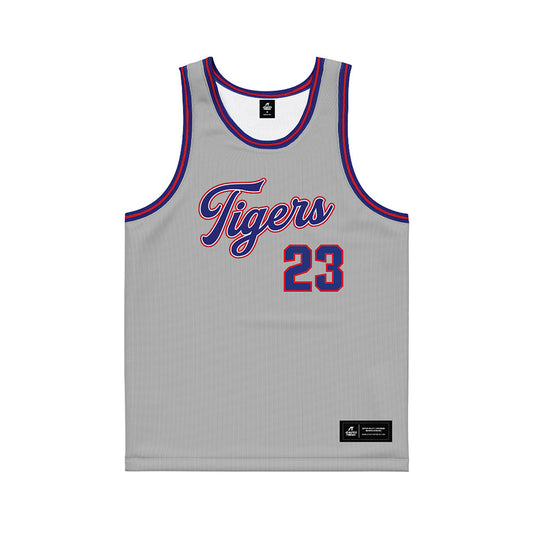 TN State - NCAA Men's Basketball : Kavien Jones - Grey Basketball Jersey-0