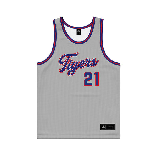 TN State - NCAA Men's Basketball : Jean Yvens Lafleur - Grey Basketball Jersey-0