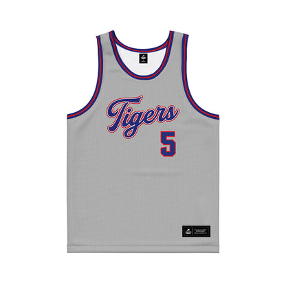 TN State - NCAA Men's Basketball : Maddux Bodenhamer - Grey Basketball Jersey-0